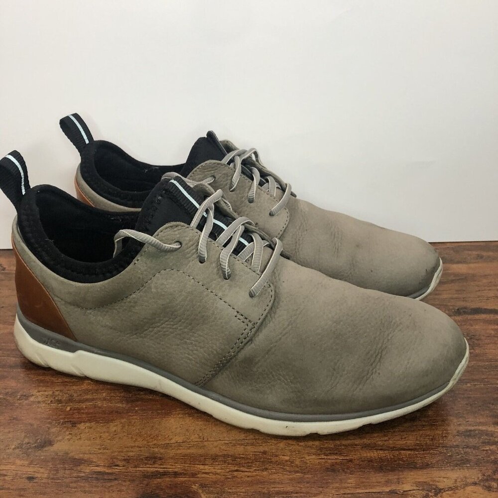Johnston & Murphy XC4 Mens‎ Size 11.5 Gray Brown Waterproof Shoes Sneakers